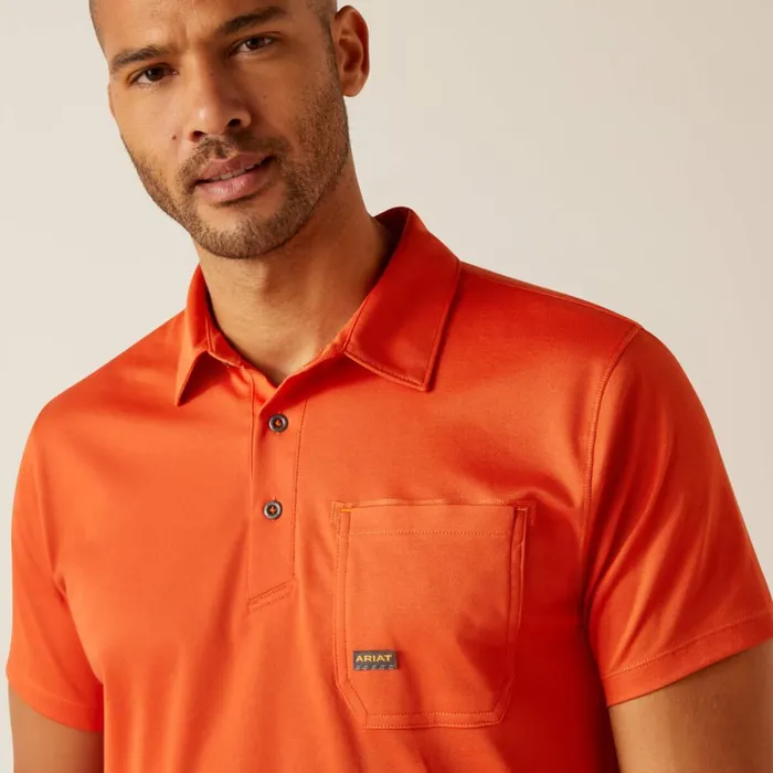 Rebar Foreman Orange Rust Men Ariat TShirts and Polos Rebar Foreman Orange Rust Men Ariat TShirts and Polos