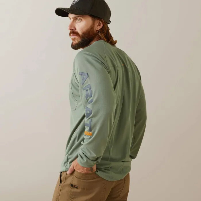 Rebar Heat Fighter TShirt Lily Pad Periscope Men Ariat TShirts and Polos Rebar Heat Fighter TShirt Lily Pad Periscope Men Ariat TShirts and Polos