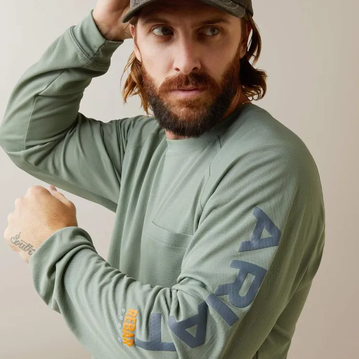 Rebar Heat Fighter TShirt Lily Pad Periscope Men Ariat TShirts and Polos Rebar Heat Fighter TShirt Lily Pad Periscope Men Ariat TShirts and Polos