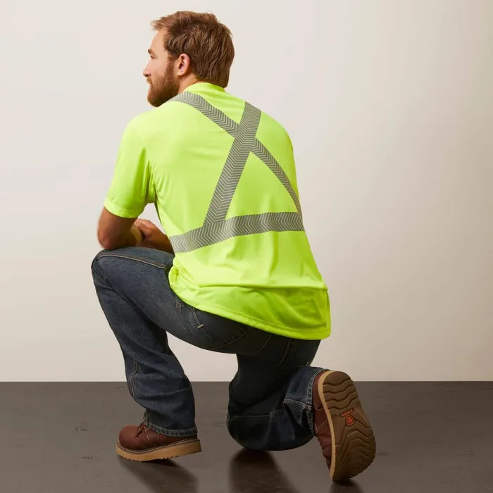 Rebar HiVis ANSI TShirt Hi Vis Yellow Men Ariat TShirts and Polos Rebar HiVis ANSI TShirt Hi Vis Yellow Men Ariat TShirts and Polos