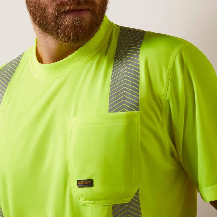 Rebar HiVis ANSI TShirt Hi Vis Yellow Men Ariat TShirts and Polos Rebar HiVis ANSI TShirt Hi Vis Yellow Men Ariat TShirts and Polos