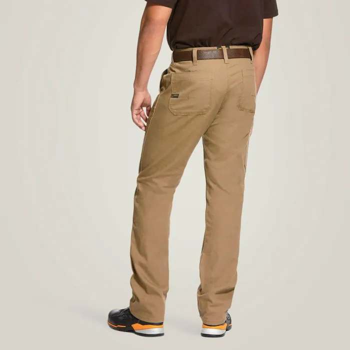 Rebar M4 Low Rise DuraStretch Made Tough Double Front Stackable Straight Leg Pant Field Khaki Men Ariat Pants and Shorts Rebar M4 Low Rise DuraStretch Made Tough Double Front Stackable Straight Leg Pant Field Khaki Men Ariat Pants and Shorts