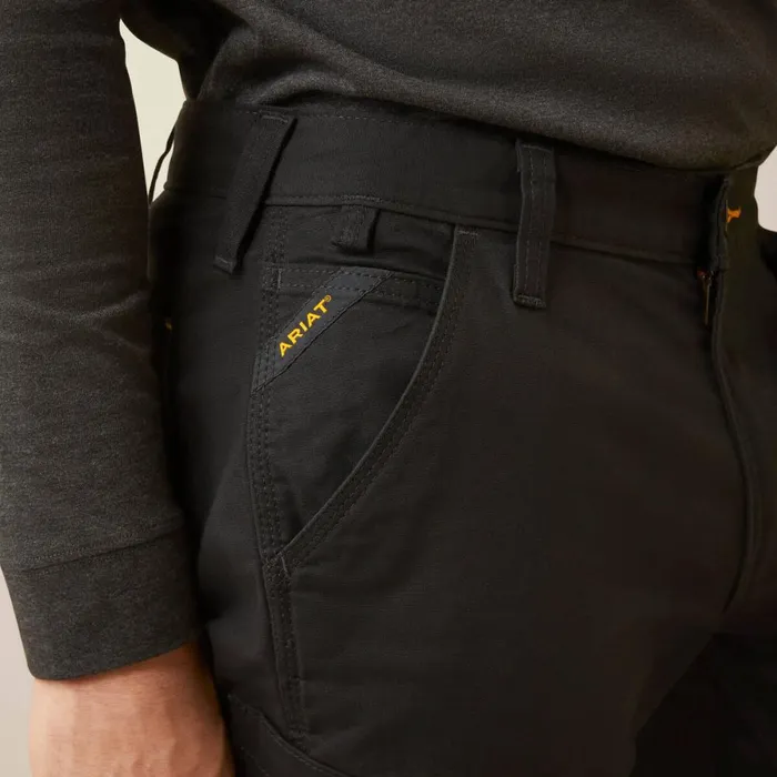 Rebar M5 Straight Made Tough Knee Guardian Straight Black Men Ariat Pants and Shorts Rebar M5 Straight Made Tough Knee Guardian Straight Black Men Ariat Pants and Shorts