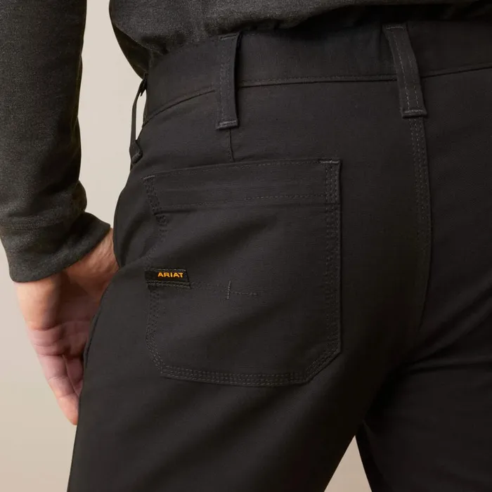 Rebar M5 Straight Made Tough Knee Guardian Straight Black Men Ariat Pants and Shorts Rebar M5 Straight Made Tough Knee Guardian Straight Black Men Ariat Pants and Shorts