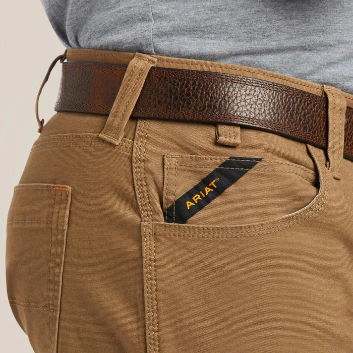Rebar M7 DuraStretch Made Tough Straight Pant Field Khaki Men Ariat Pants and Shorts Rebar M7 DuraStretch Made Tough Straight Pant Field Khaki Men Ariat Pants and Shorts