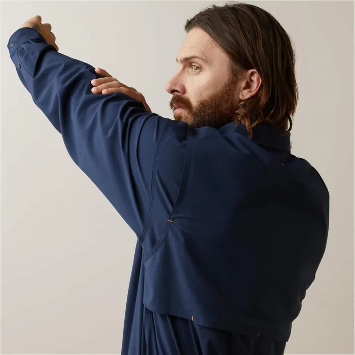 Rebar Made Tough VentTEK DuraStretch Work Shirt Navy Men Ariat Button Down Shirts Rebar Made Tough VentTEK DuraStretch Work Shirt Navy Men Ariat Button Down Shirts
