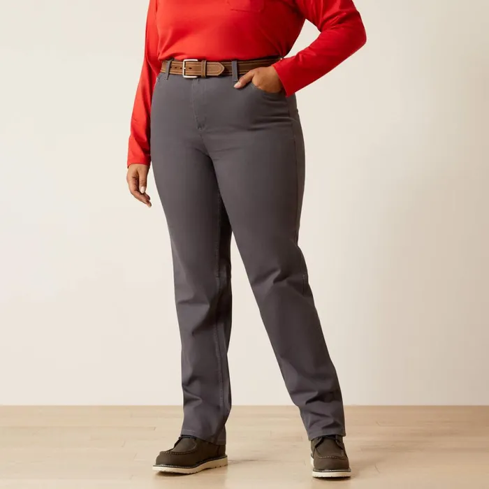 Rebar PR Made Tough Straight Pant Rebar Grey Women Ariat Pants and Shorts Rebar PR Made Tough Straight Pant Rebar Grey Women Ariat Pants and Shorts