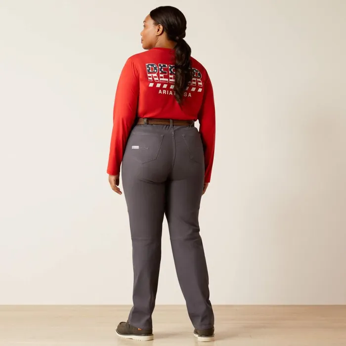 Rebar PR Made Tough Straight Pant Rebar Grey Women Ariat Pants and Shorts Rebar PR Made Tough Straight Pant Rebar Grey Women Ariat Pants and Shorts