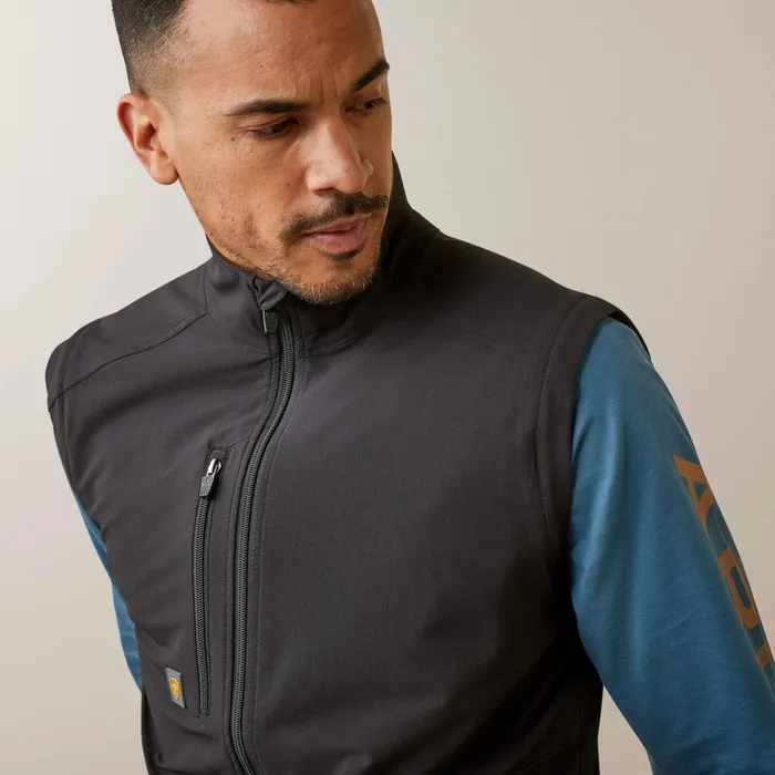 Rebar Weatherproof Convertible Jacket Black Men Ariat Jackets and Vests Rebar Weatherproof Convertible Jacket Black Men Ariat Jackets and Vests