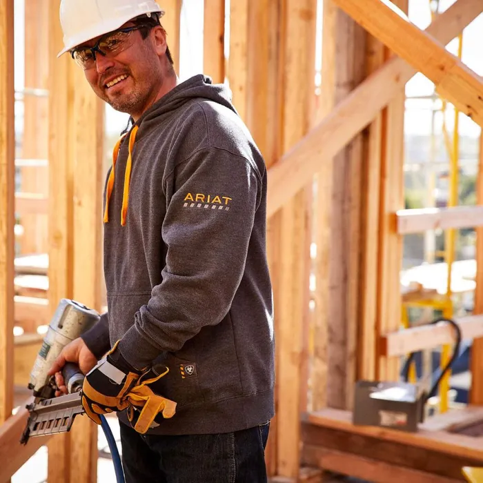 Rebar Workman Hoodie Charcoal Men Ariat Sweatshirts and Hoodies Rebar Workman Hoodie Charcoal Men Ariat Sweatshirts and Hoodies