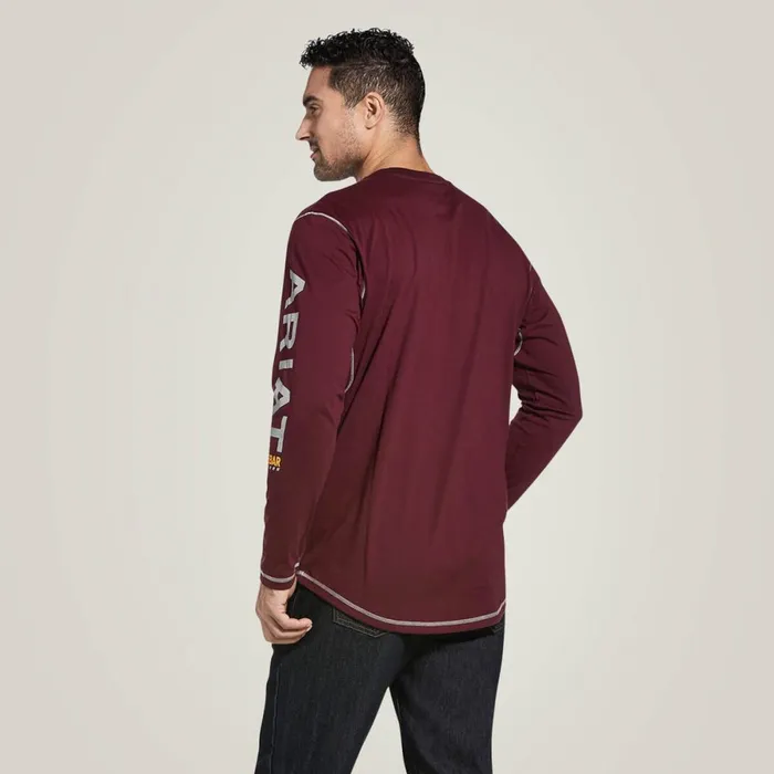 Rebar Workman Logo Malbec Men Ariat TShirts and Polos Rebar Workman Logo Malbec Men Ariat TShirts and Polos