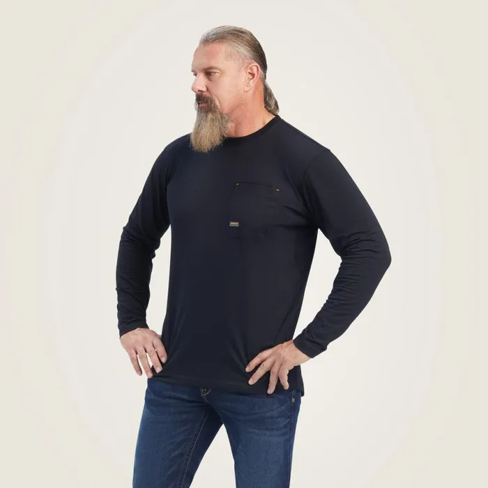 Rebar Workman Reflective Flag Graphic TShirt Black Men Ariat TShirts and Polos Rebar Workman Reflective Flag Graphic TShirt Black Men Ariat TShirts and Polos