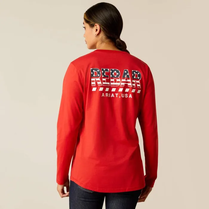 Rebar Workman Stars and Stripes Samba Women Ariat TShirts and Tops
