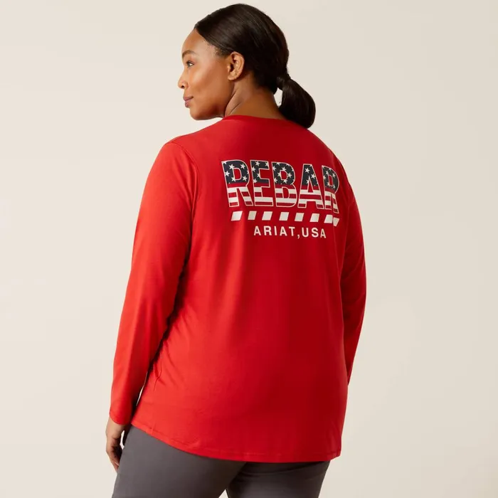 Rebar Workman Stars and Stripes Samba Women Ariat TShirts and Tops