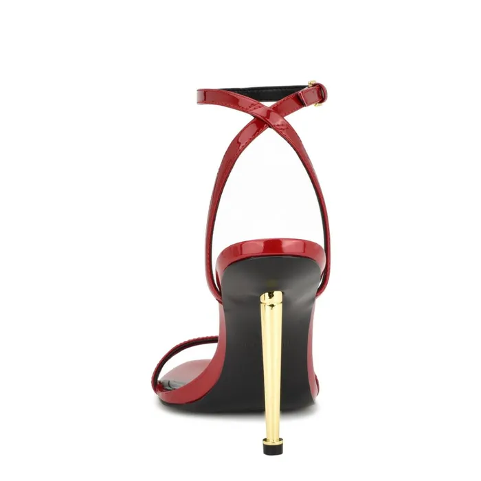 Reina Ankle Strap Sandals Red Women Nine West Sandals Reina Ankle Strap Sandals Red Women Nine West Sandals