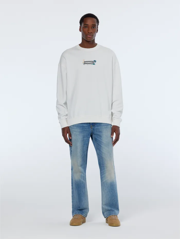 Relaxed Fit Artwork Sweatshirt Swan Men Scotch and Soda Sweatshirts and Hoodies