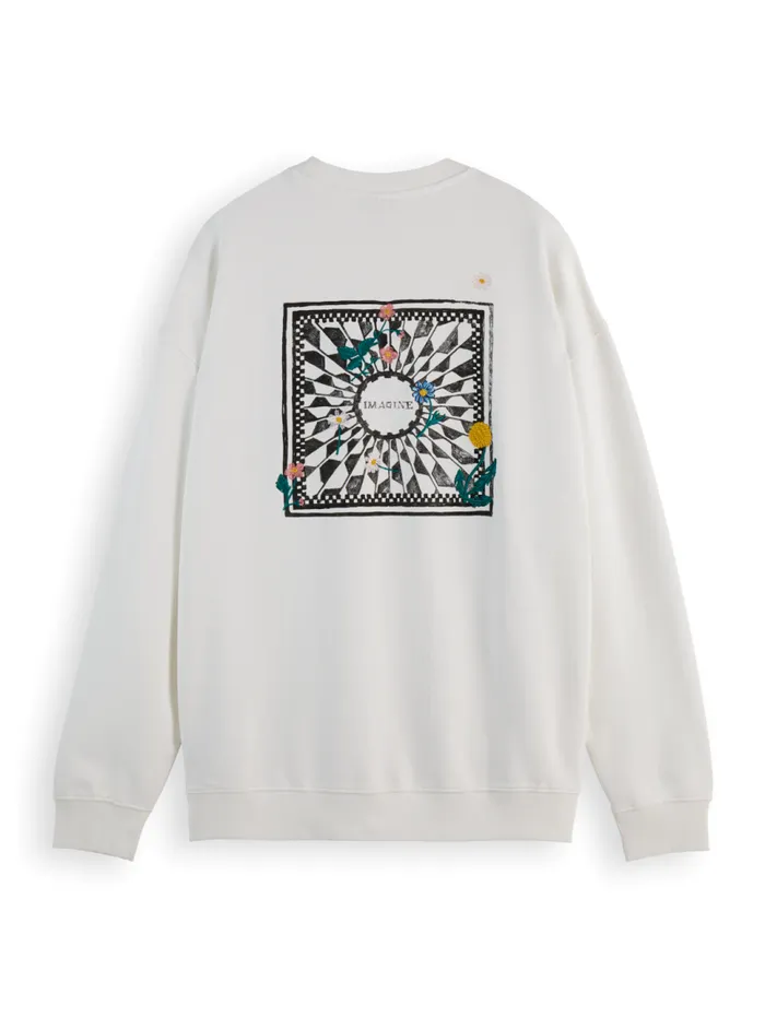 Relaxed Fit Artwork Sweatshirt Swan Men Scotch and Soda Sweatshirts and Hoodies Relaxed Fit Artwork Sweatshirt Swan Men Scotch and Soda Sweatshirts and Hoodies