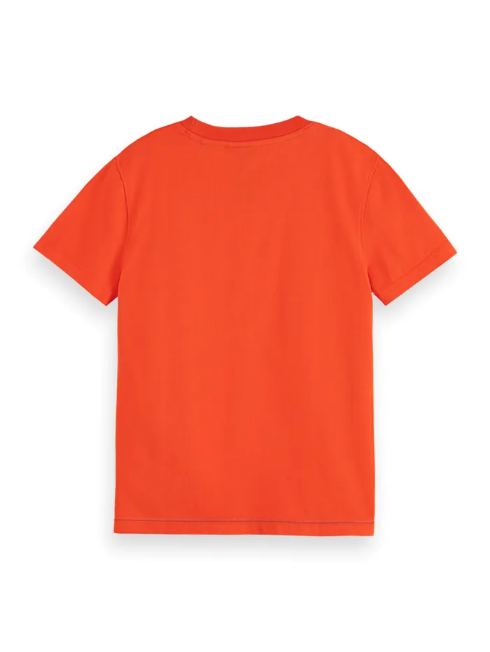Relaxedfit Artwork Tshirt Smart Blue Kids Scotch and Soda TShirts