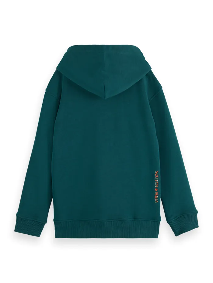 RELAXEDFIT LOGO HOODIE Cypress Kids Scotch and Soda Sweatshirts and Hoodies
