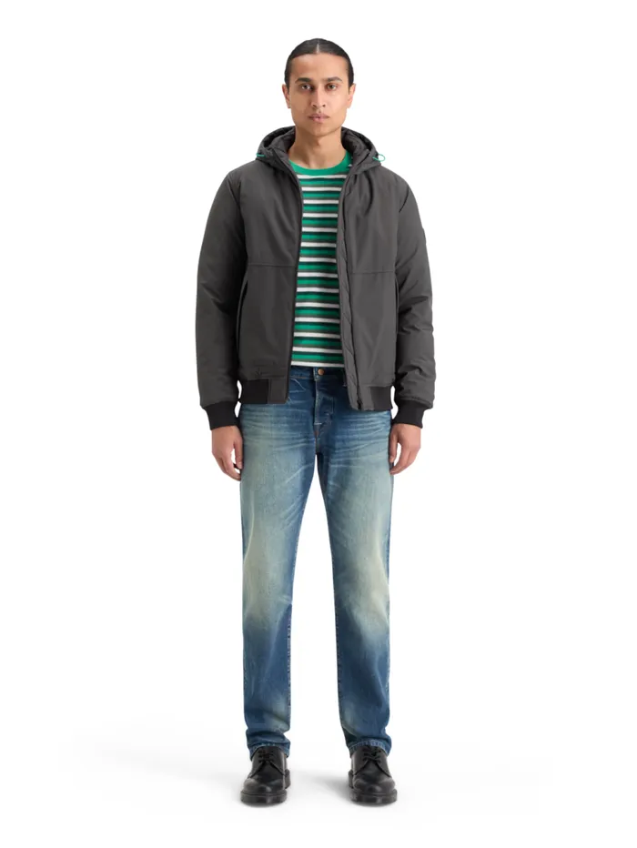 RELAXED FIT STRUCTURE STRIPE TSHIRT Green White Multi Stripe Men Scotch and Soda TShirts and Polo Shirts RELAXED FIT STRUCTURE STRIPE TSHIRT Green White Multi Stripe Men Scotch and Soda TShirts and Polo Shirts