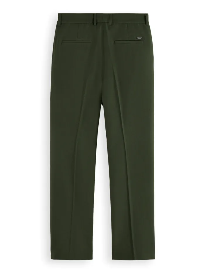 Relaxed Straight Fit Woolblend Chino Heritage Green Men Scotch and Soda Pants Relaxed Straight Fit Woolblend Chino Heritage Green Men Scotch and Soda Pants