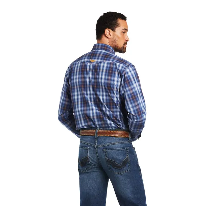 Relentless Inexorable Stretch Classic Fit Snap Shirt Blue Frond Men Ariat Button Down Shirts Relentless Inexorable Stretch Classic Fit Snap Shirt Blue Frond Men Ariat Button Down Shirts