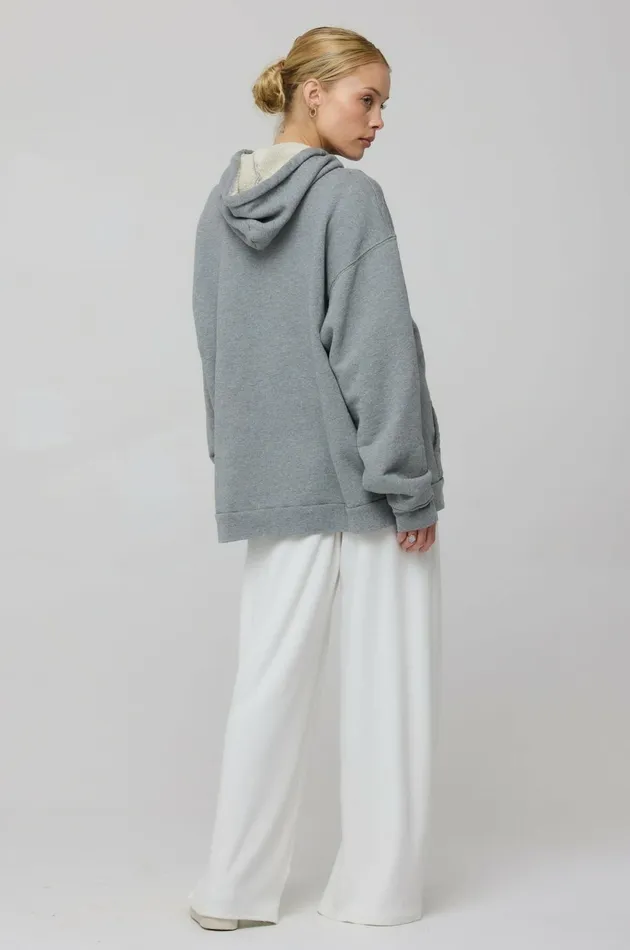 RESA Basics Leo Hoodie In Grey 8211 Women