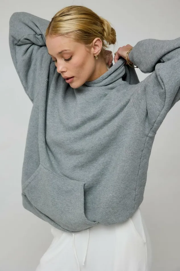 RESA Basics Leo Hoodie In Grey 8211 Women