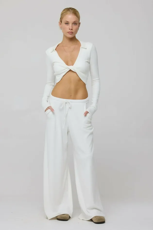 RESA Basics Skylar Rib In White 8211 Women