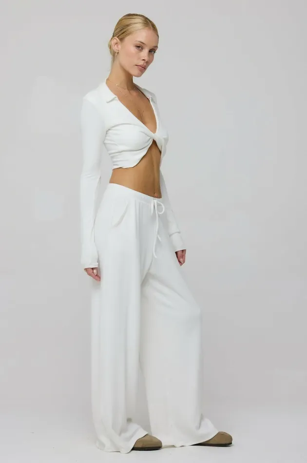 RESA Basics Skylar Rib In White 8211 Women