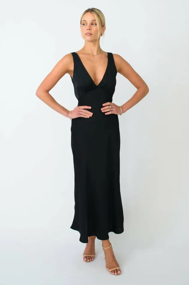 RESA Bridesmaids Charlie Dress In Black 8211 Women