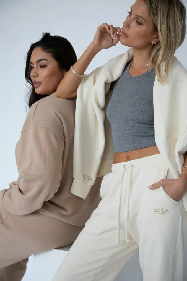 RESA Lounge Bodhi Sweatpants In Bone 8211 Women