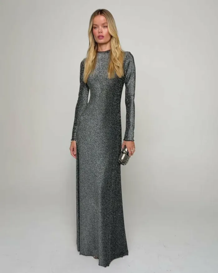 RESA Maxi Dress Lyon Dress In Graphite 8211 Women