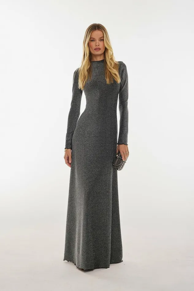 RESA Maxi Dress Lyon Dress In Graphite 8211 Women
