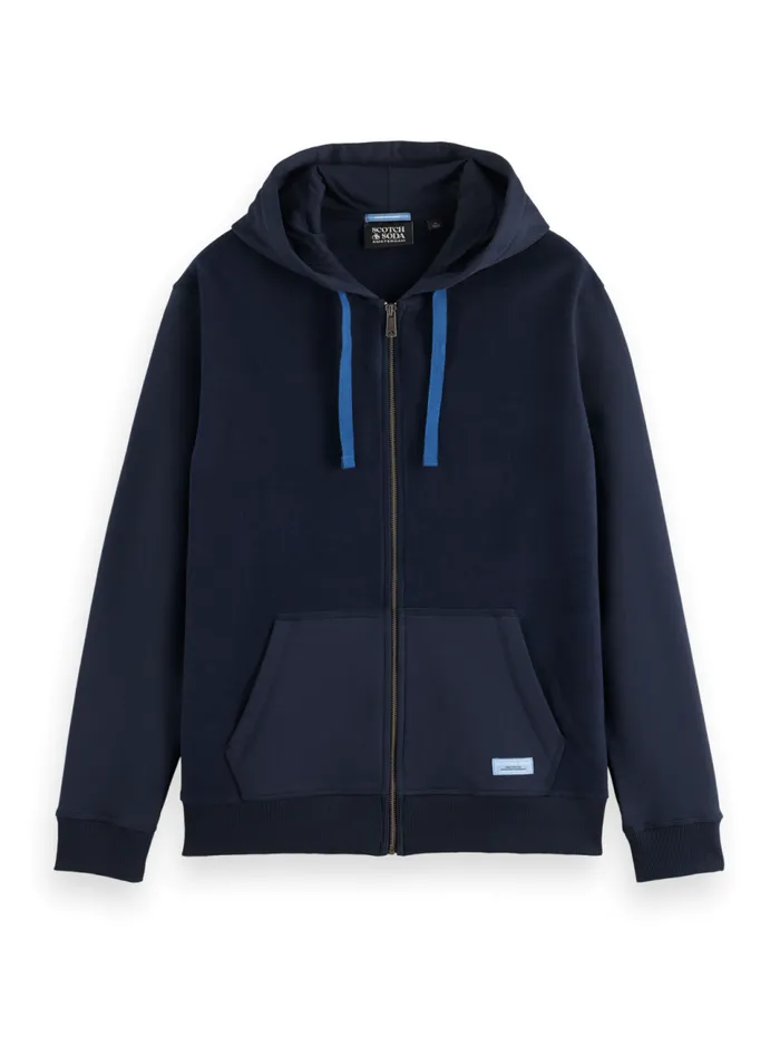 Reverse Terry Zip Through Hoodie Night Men Scotch and Soda Sweatshirts and Hoodies Reverse Terry Zip Through Hoodie Night Men Scotch and Soda Sweatshirts and Hoodies