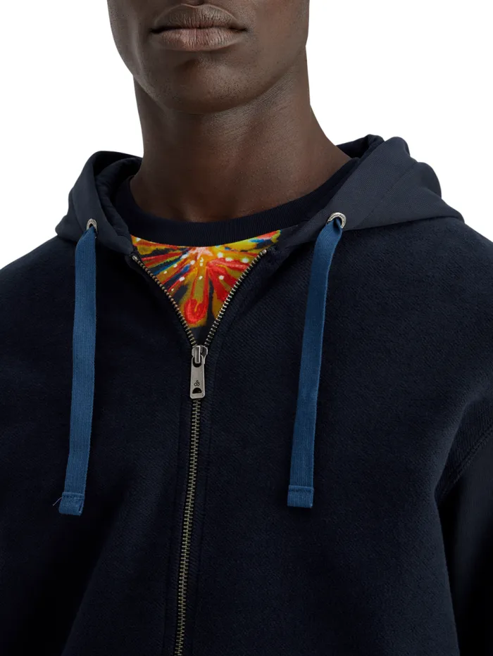 Reverse Terry Zip Through Hoodie Night Men Scotch and Soda Sweatshirts and Hoodies Reverse Terry Zip Through Hoodie Night Men Scotch and Soda Sweatshirts and Hoodies