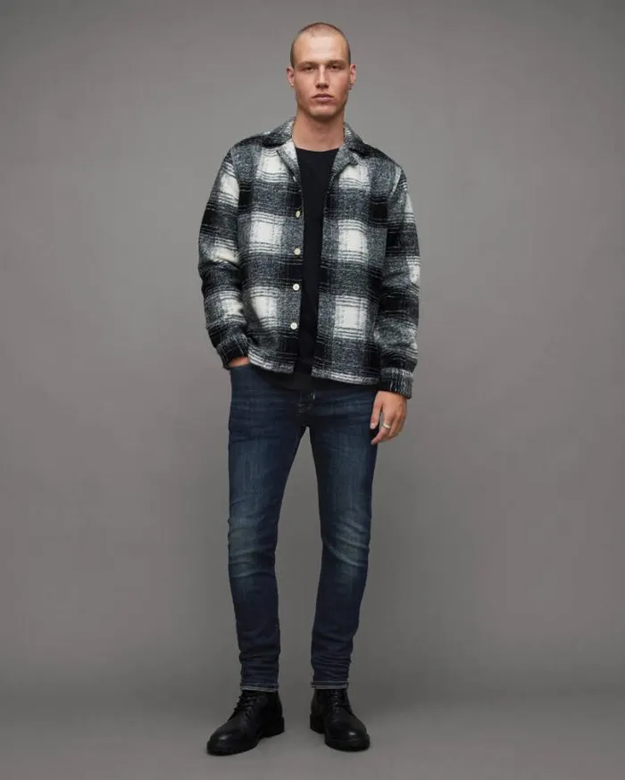 Rex Slim Fit Soft Stretch Denim Jeans Indigo Men AllSaints Jeans