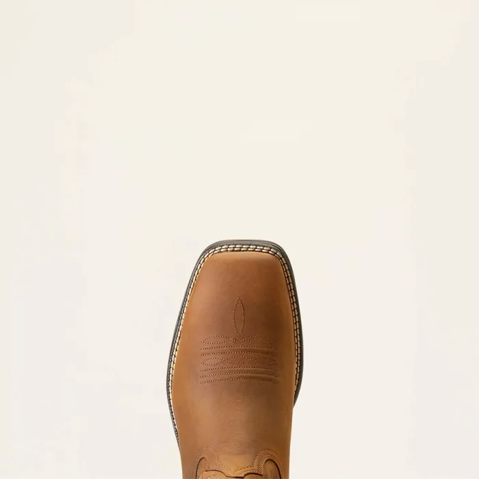 Ridgeback Cowboy Boot Oily Distressed Tan Men Ariat Western Boots