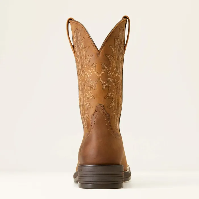 Ridgeback Cowboy Boot Oily Distressed Tan Men Ariat Western Boots