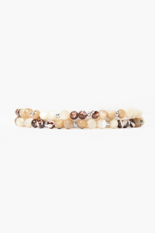 Rio Naked Wrap Bracelet Natural Mix Women Chan Luu Bracelets