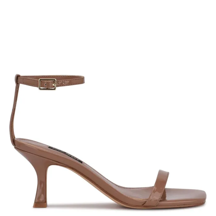 Ripe Heeled Sandals Clay Patent Women Nine West Mid Heels