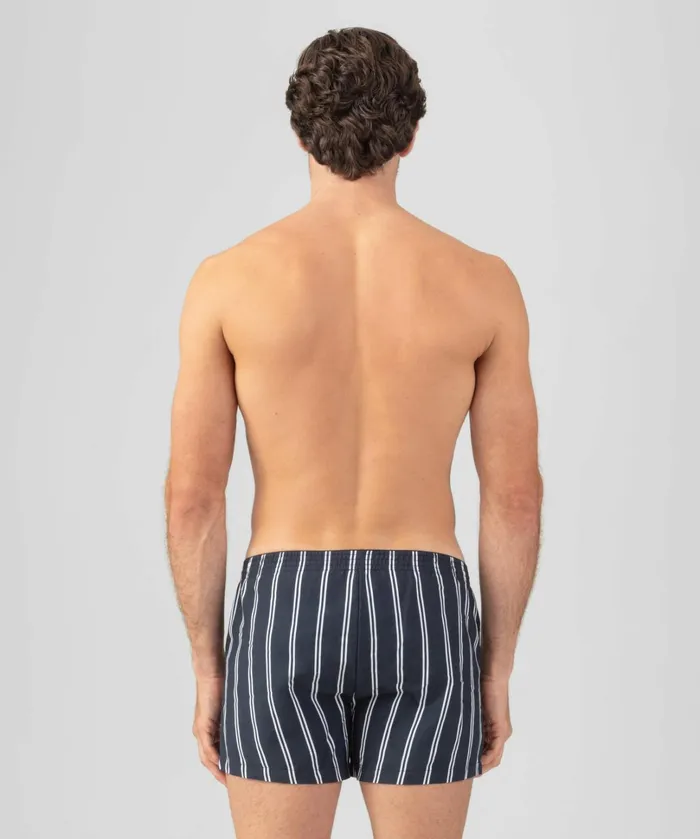 Ron Dorff Boxer Shorts W Double Stripes Navy Men Boxer Shorts
