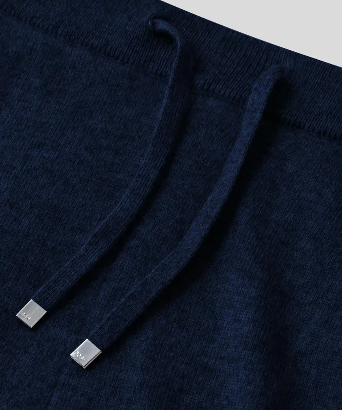 Ron Dorff Cashmere Pants Navy Men Cashmere and Knitwear Pants