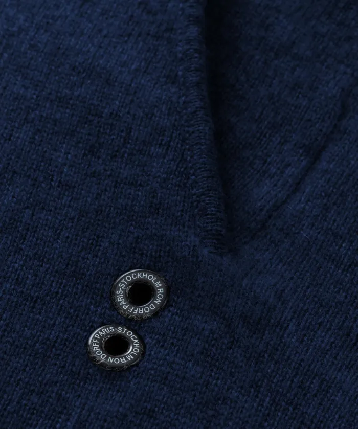 Ron Dorff Cashmere Pants Navy Men Cashmere and Knitwear Pants