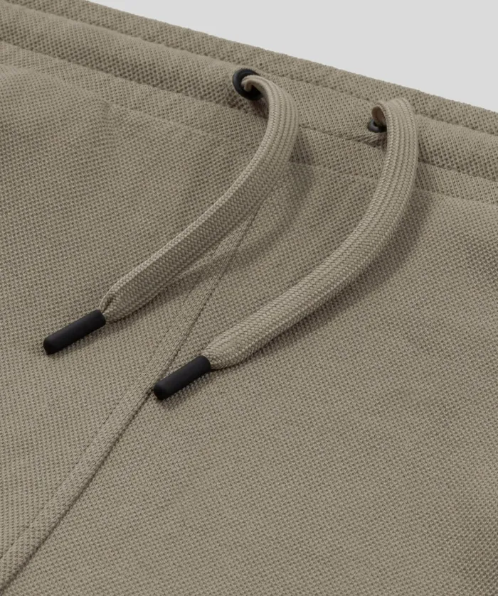 Ron Dorff Cotton Piqu Pants W Piping Dusty Beige Men Pants