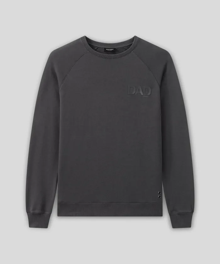 Ron Dorff Organic Cotton Sweatshirt 034DAD034 Lava Grey Men Sweatshirts