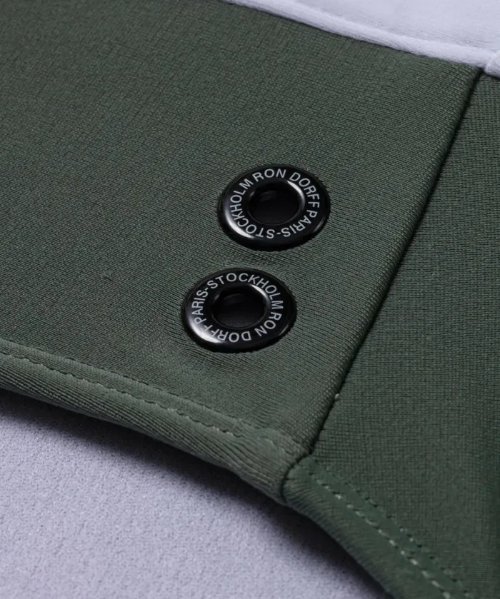 Ron Dorff RD Swim Briefs W White Waistband Army Green Men Swim Briefs