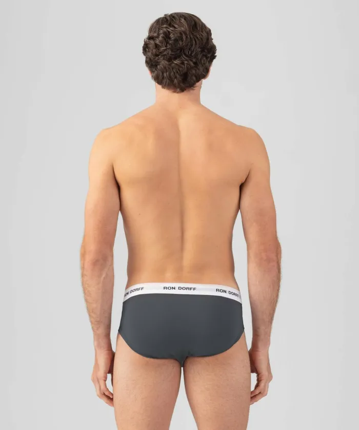 Ron Dorff RON DORFF YFront Briefs Lava Grey Men Loungewear