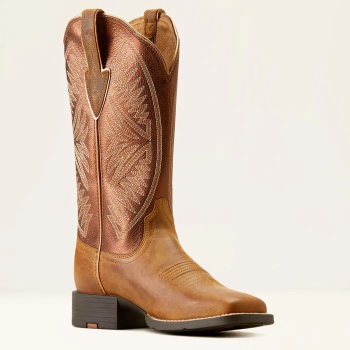 Round Up Ruidoso Western Boot Pearlburnished Chestnut Women Ariat Western Boots Round Up Ruidoso Western Boot Pearlburnished Chestnut Women Ariat Western Boots