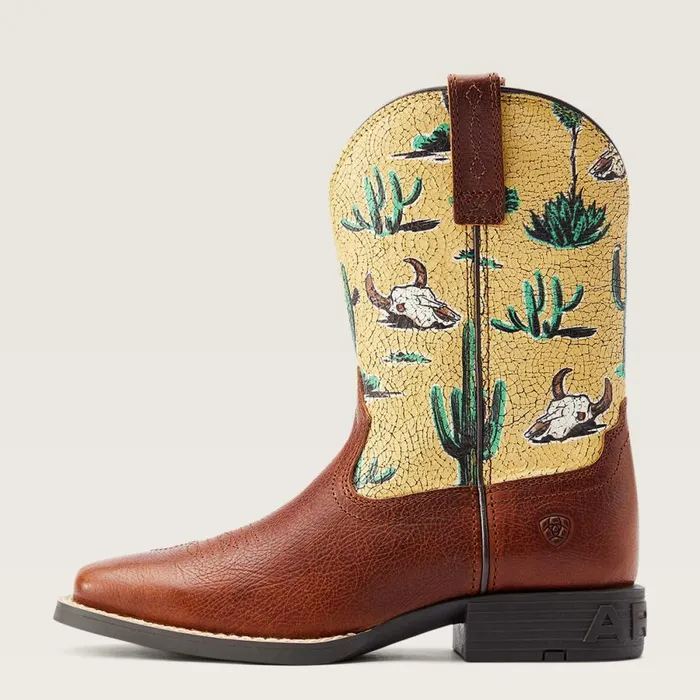 Round Up Wide Square Toe Western Boot Spiced Cider Kids Ariat Big Kids039 Footwear Round Up Wide Square Toe Western Boot Spiced Cider Kids Ariat Big Kids039 Footwear